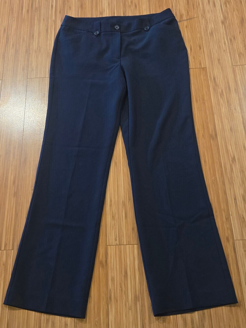 Nine West Classic Straight-Leg Trousers in Navy